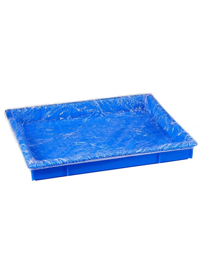 Tondiamo 50 Pieces Cage Liners for Small Animals Disposable Hamster Tray Liner Clear Plastic Box Liner Leak Proof Guinea Pig Cage Liner Bag Litter Toilet Film for Rabbit Bunny Hamster Hedgehog