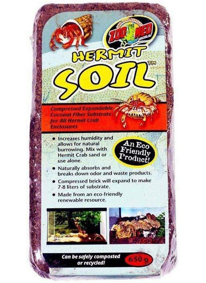 Zoo Med Hermit Soil Coconut Fiber Brick 650g
