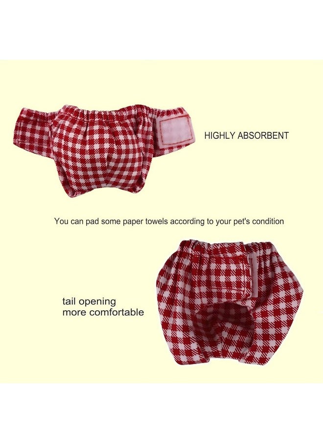 2PCS Squirrel Diapers, Reusable Diapers for Hamster, Fancy Rat, Groundhog, Small Pet (Yellow, S, Count, 1)