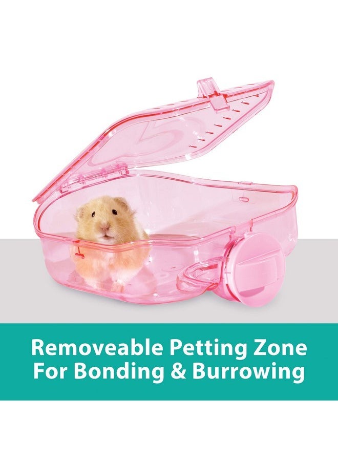 Kaytee CritterTrail Pink Habitat for Pet Mice, Dwarf Hamsters, Hamsters or Gerbils