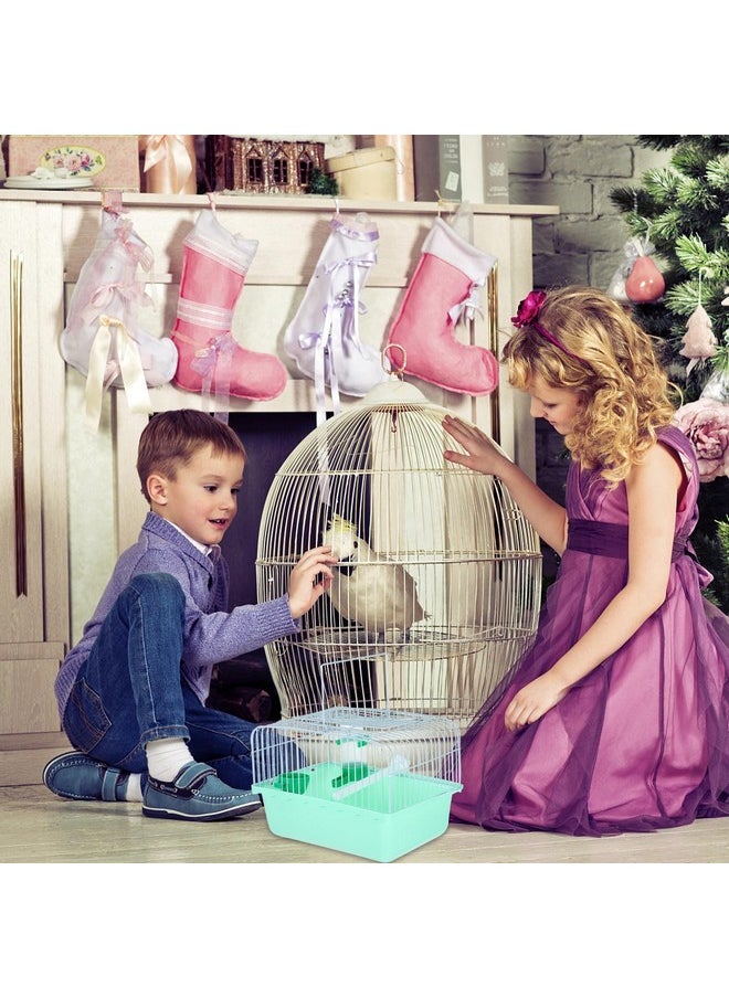 BESPORTBLE Portable Birdcage Portable Bird Cage for Lovebirds Bird Carrying Carrier Conure Cage Bird Travel Carrier Bird Cages for Cockatiels Pet Travel Cage Canaries Cage Light Green Abs