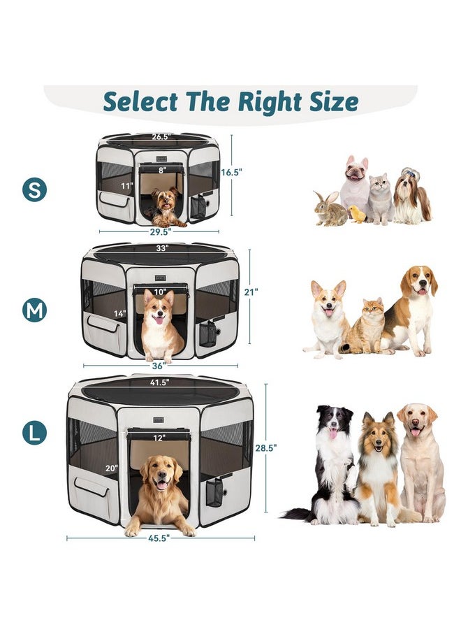 PETSFIT Dog Playpen, Pop Up 29.5