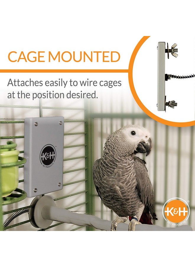 K&H Pet Products Snuggle-Up Bird Warmer - 12 Volt Gray Small 3 X 5 Inches