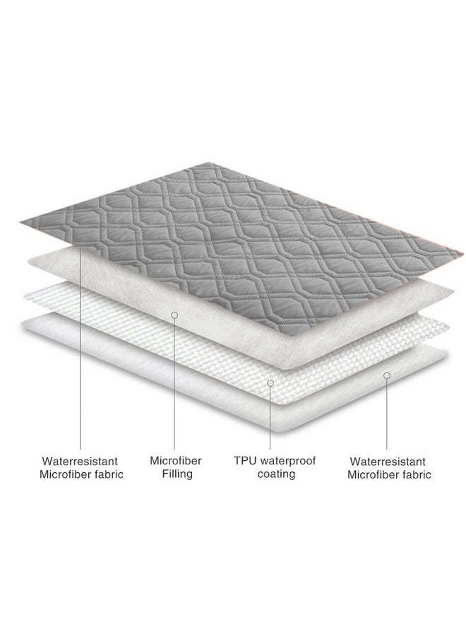 Ameritex Waterproof Blanket Reversible Dog Bed Cover Pet Blanket for Furniture Bed Couch Sofa