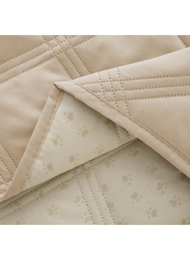 Ameritex Waterproof Dog Bed Cover Pet Blanket with Anti-Slip Back for Furniture Bed Couch Sofa