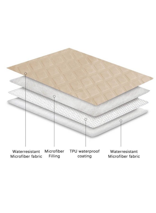 Ameritex Waterproof Dog Bed Cover Pet Blanket with Anti-Slip Back for Furniture Bed Couch Sofa