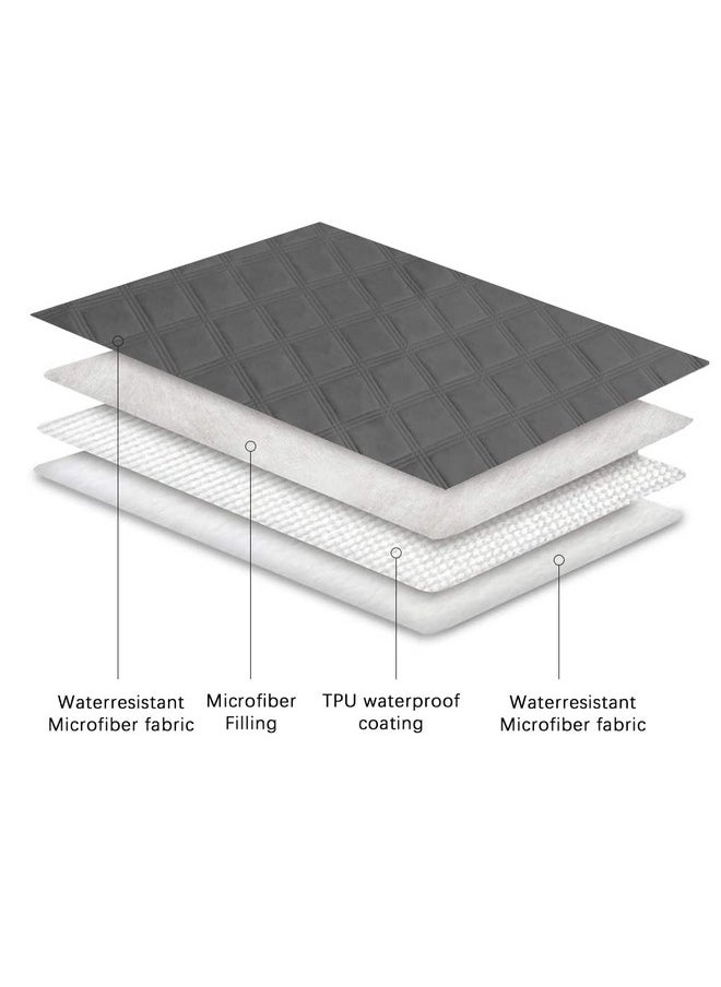 Ameritex Waterproof Dog Bed Cover Pet Blanket with Anti-Slip Back for Furniture Bed Couch Sofa