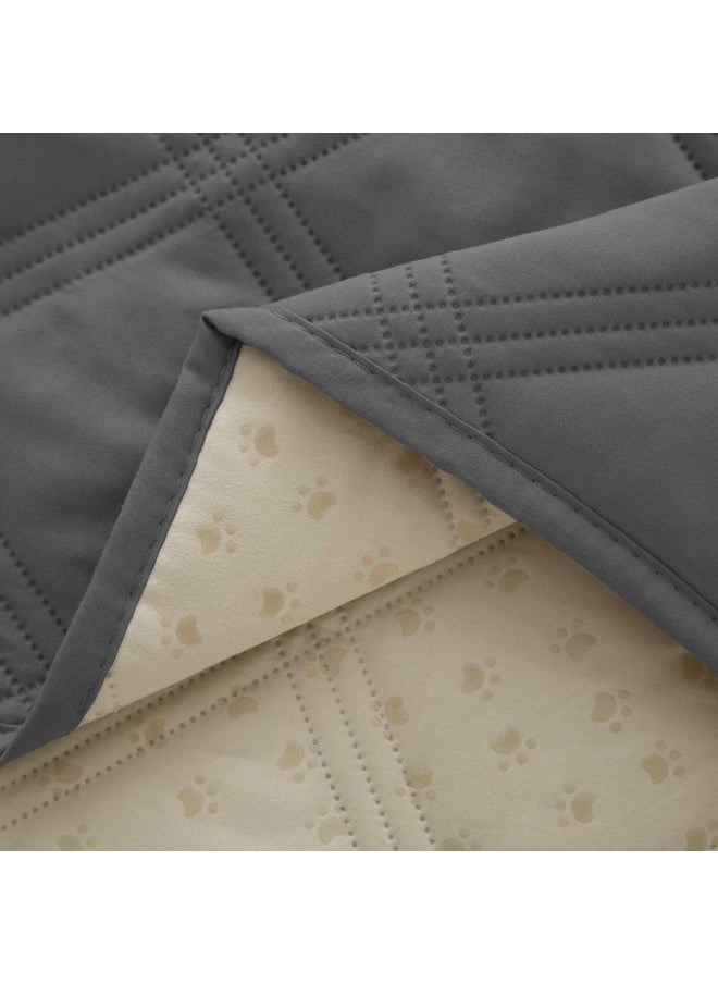 Ameritex Waterproof Dog Bed Cover Pet Blanket with Anti-Slip Back for Furniture Bed Couch Sofa