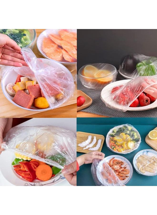 Fresh Keeping Bags, Plastic Sealing Bags Food Cover, Universal Kitchen Wrap Seal Fresh Keeping Caps  (100PCS)