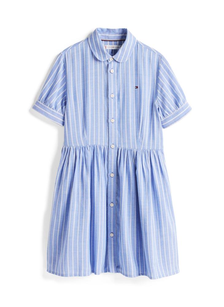 Striped Button-Down Dress