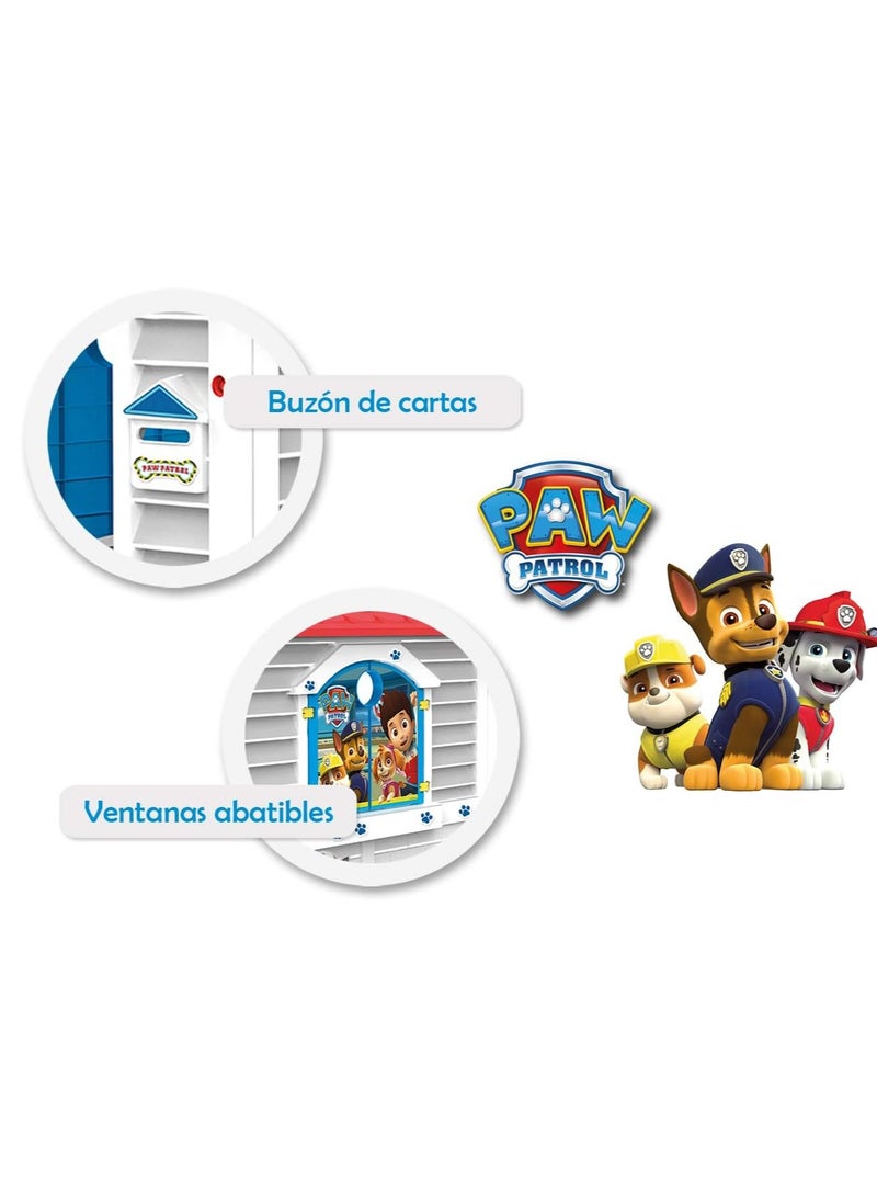Paw Patrol Children's Garden Playhouse for Indoor/Outdoor | Strong and durable plastic | Assembly/disassembly Simple and fast | From 24 months