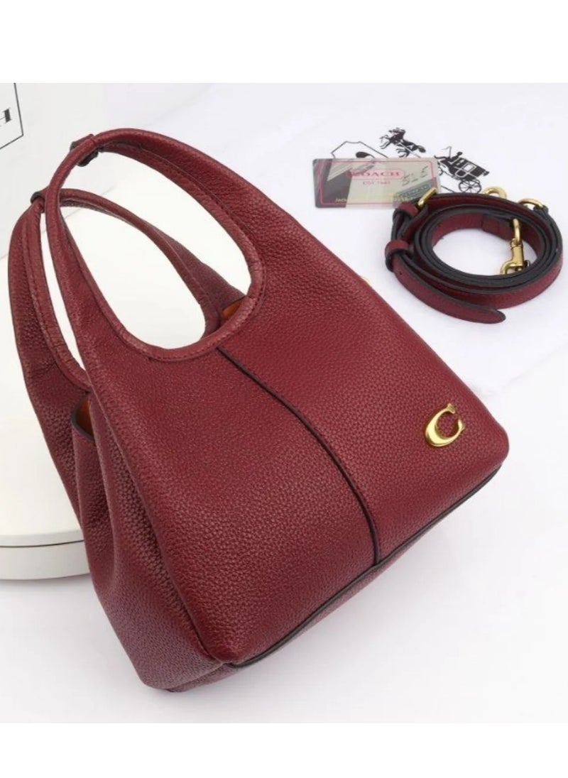 Coach Lana pebbled-leather tote bag