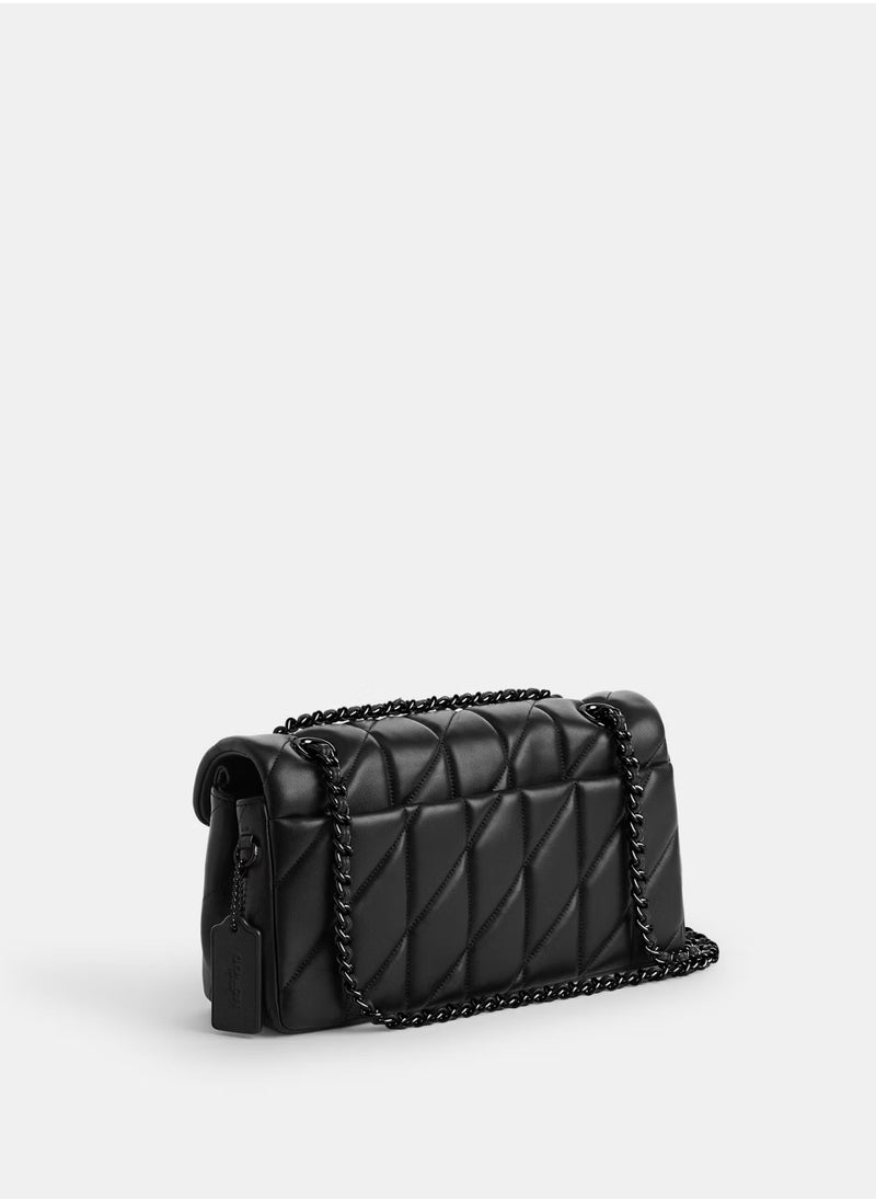 coachoutlet quilted leather shoulder bag