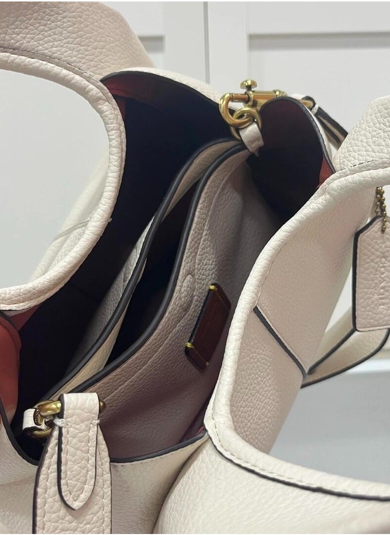 Coach Lana pebbled-leather tote bag