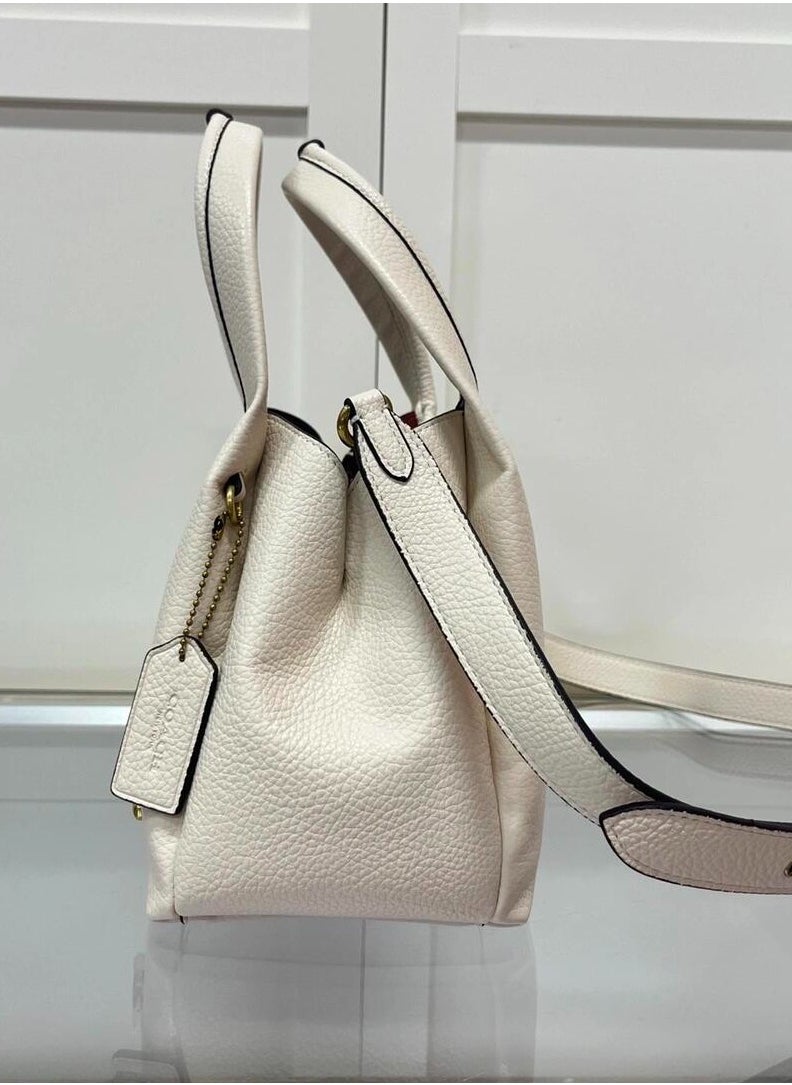 Coach Lana pebbled-leather tote bag
