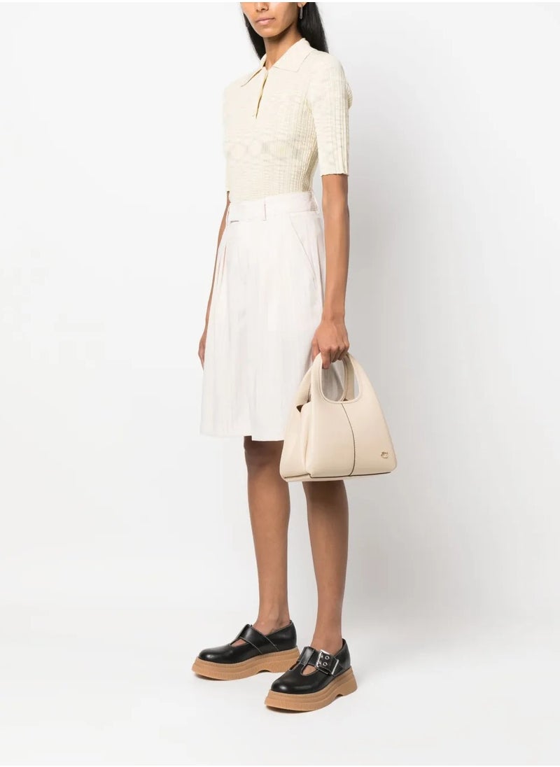 Coach Lana pebbled-leather tote bag