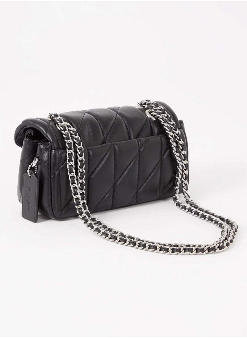 coachoutlet quilted leather shoulder bag
