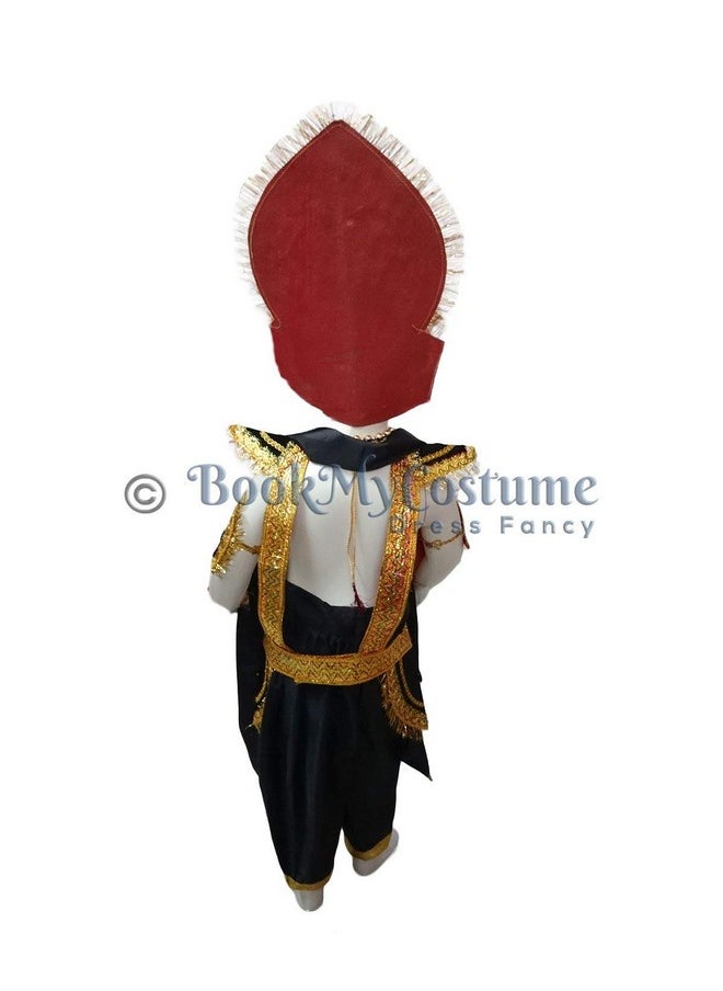 BookMyCostume Ravana Lankesh Evil Ramayana Ramlila Kids & Adults Fancy Dress Costume without Sword 4-5 years