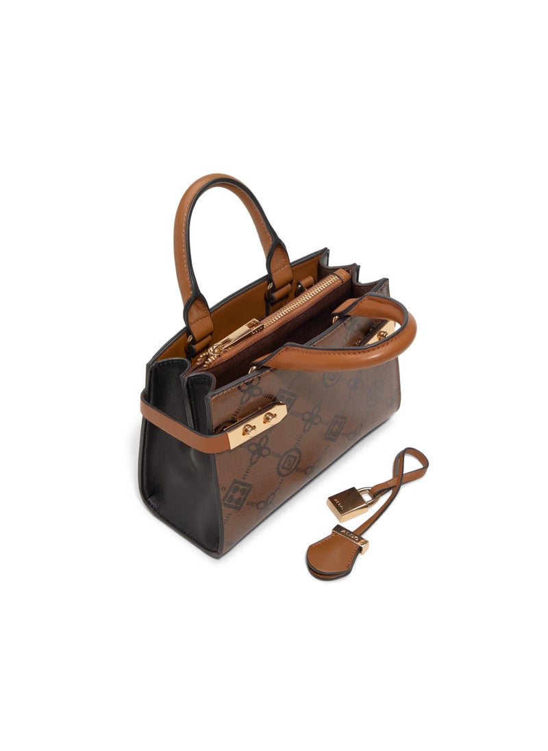 Top Handle Logo Detail Satchels