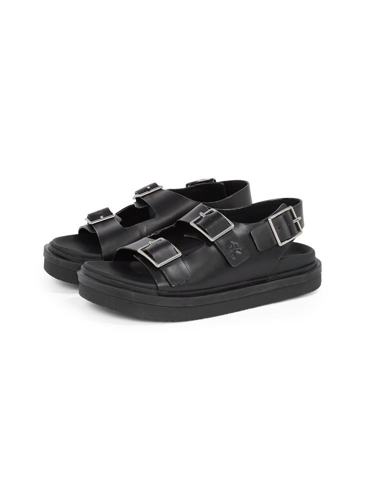LEATHER SANDALS WITH BUCKLE