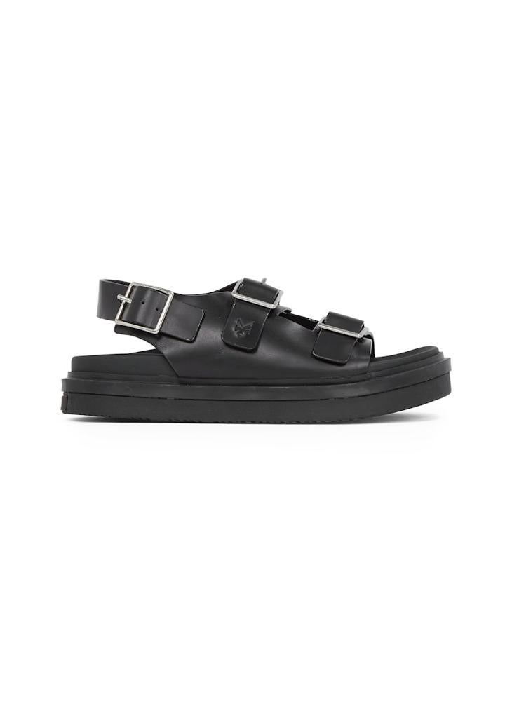 LEATHER SANDALS WITH BUCKLE