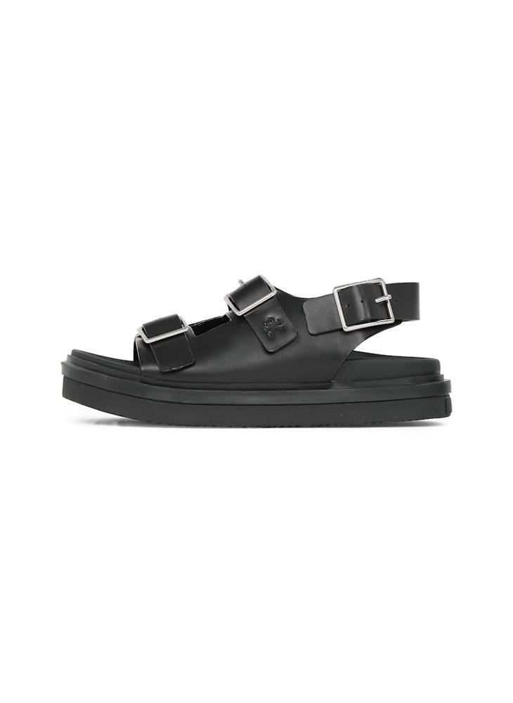 LEATHER SANDALS WITH BUCKLE