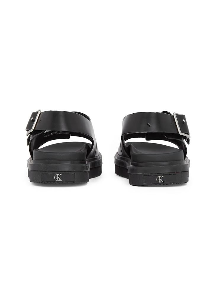 LEATHER SANDALS WITH BUCKLE