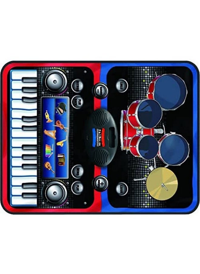 Comdaq Kids 2-in-1 Musical Jam Playmate,Plastic,Multicolor
