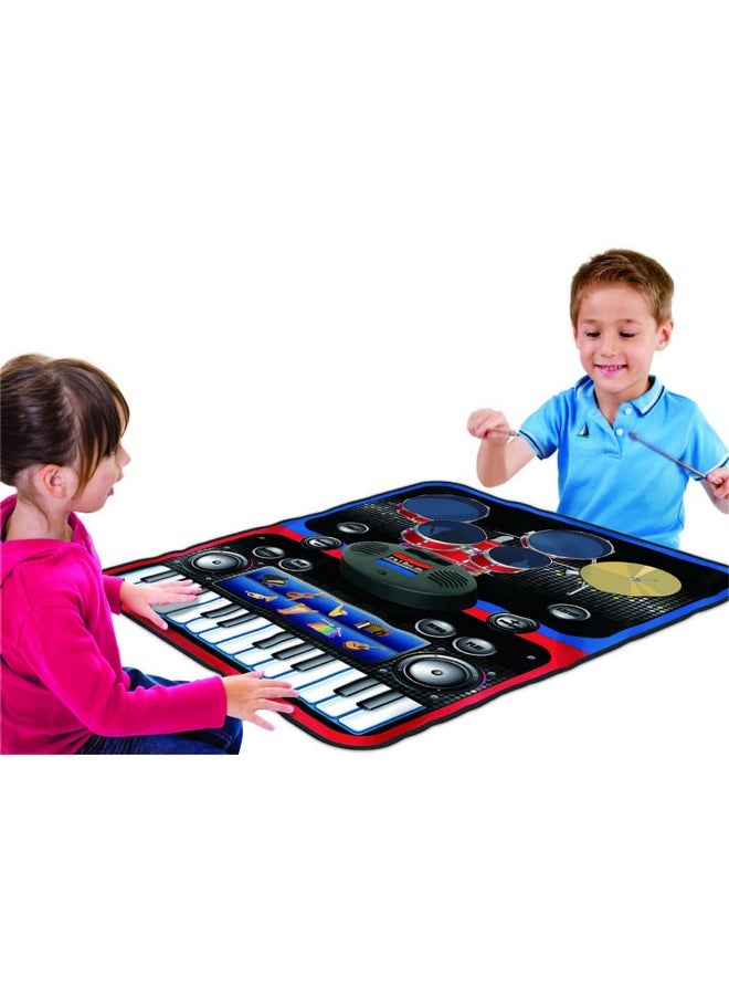 Comdaq Kids 2-in-1 Musical Jam Playmate,Plastic,Multicolor