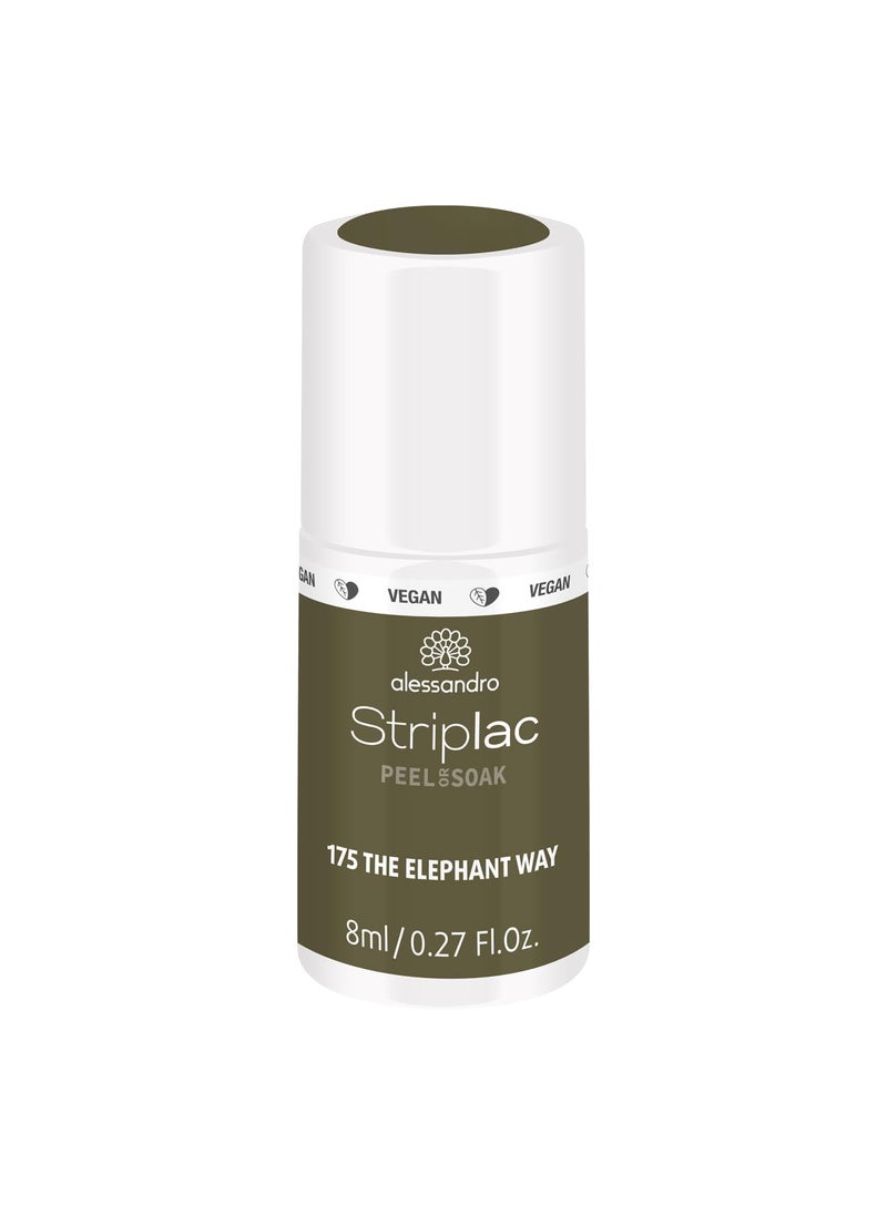 alessandro Striplac Peel or Soak Nail Polish - Long Lasting Wear - Quick Drying Time - Offers a Variety of Colors - Delivers Professional Results - Vegan - Cruelty Free - The Elephant Way - 0.27 oz