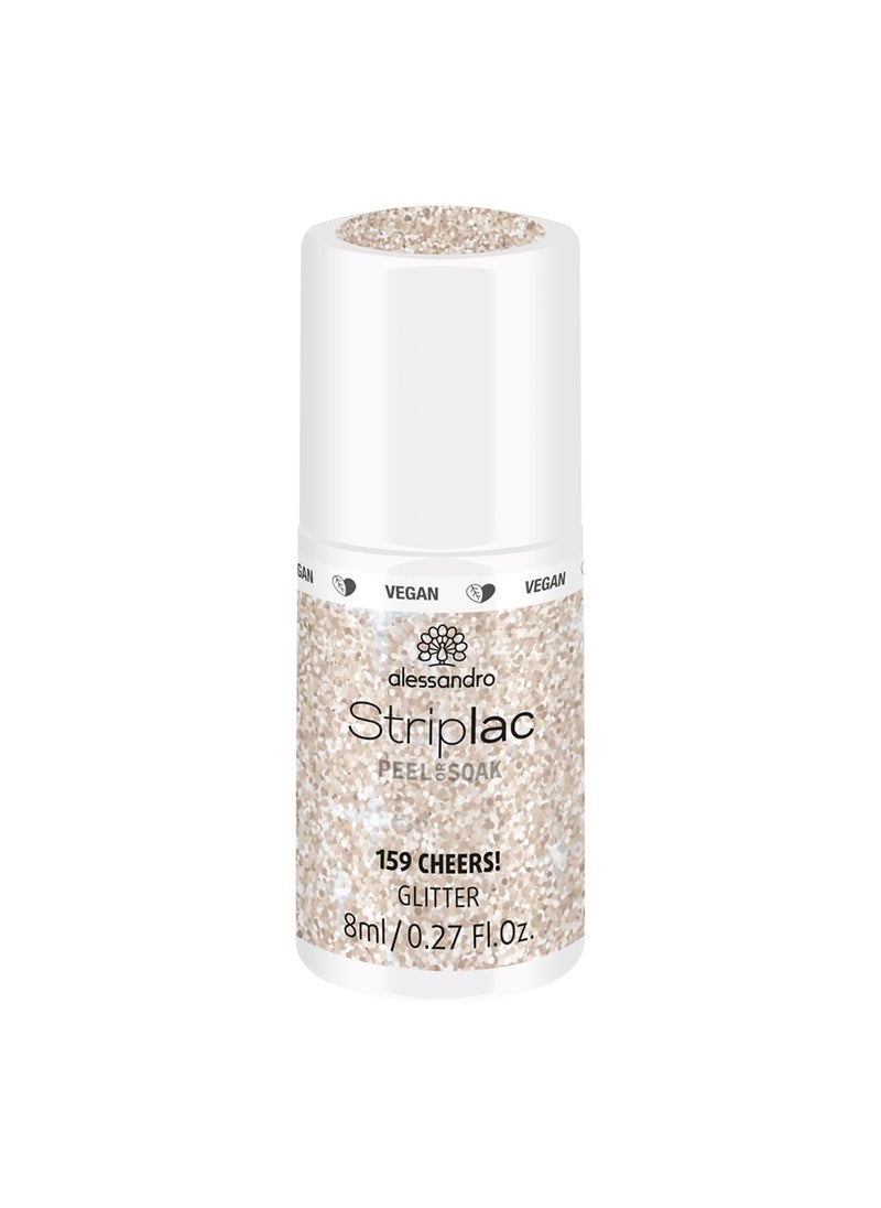 alessandro Striplac Peel or Soak Nail Polish - Long Lasting Wear - Quick Drying Time - Offers a Variety of Colors - Delivers Professional Results - Vegan - Cruelty Free - Cheers! - 0.27 oz