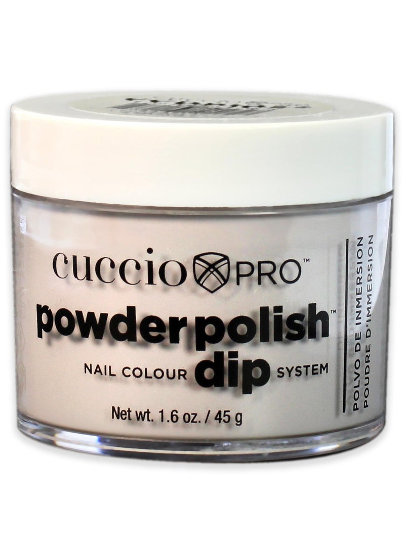 Cuccio Colour Powder Nail Polish- Lacquer For Manicure And Pedicure- Highly Pigmented Powder That Is Finely Milled- Durable Finish, Flawless Rich Color- Easy To Apply- Longing For London- 1.6 Oz