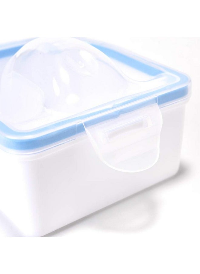 Rolabling 2 PCS Nail Soaking Bowl Nail Soak Off Bowl Acrylic Nail Remover Tool Acetone Nail Polish Remover Bowl Nail Soaker Tray Manicure Tool