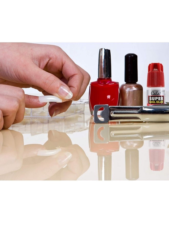 Cala Super Nail Glue Professional Salon Quality Quick and Strong Nail Liquid Adhesive (Pack of 4)