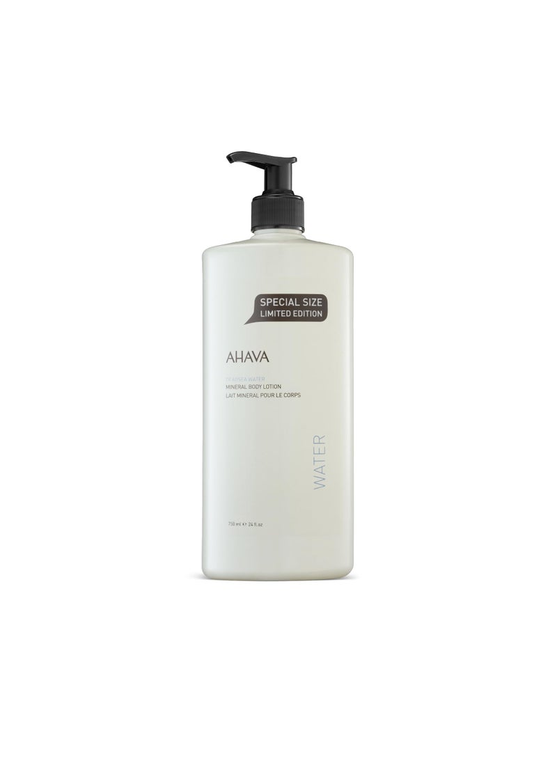 AHAVA Dead Sea Water Mineral Body Lotion - Daily Moisturizing & Hydrating Body Lotion with Osmoter, Exclusive blend of Dead Sea Minerals & Botanical Extracts, Original, 24 Fl.Oz (Packaging May Vary)