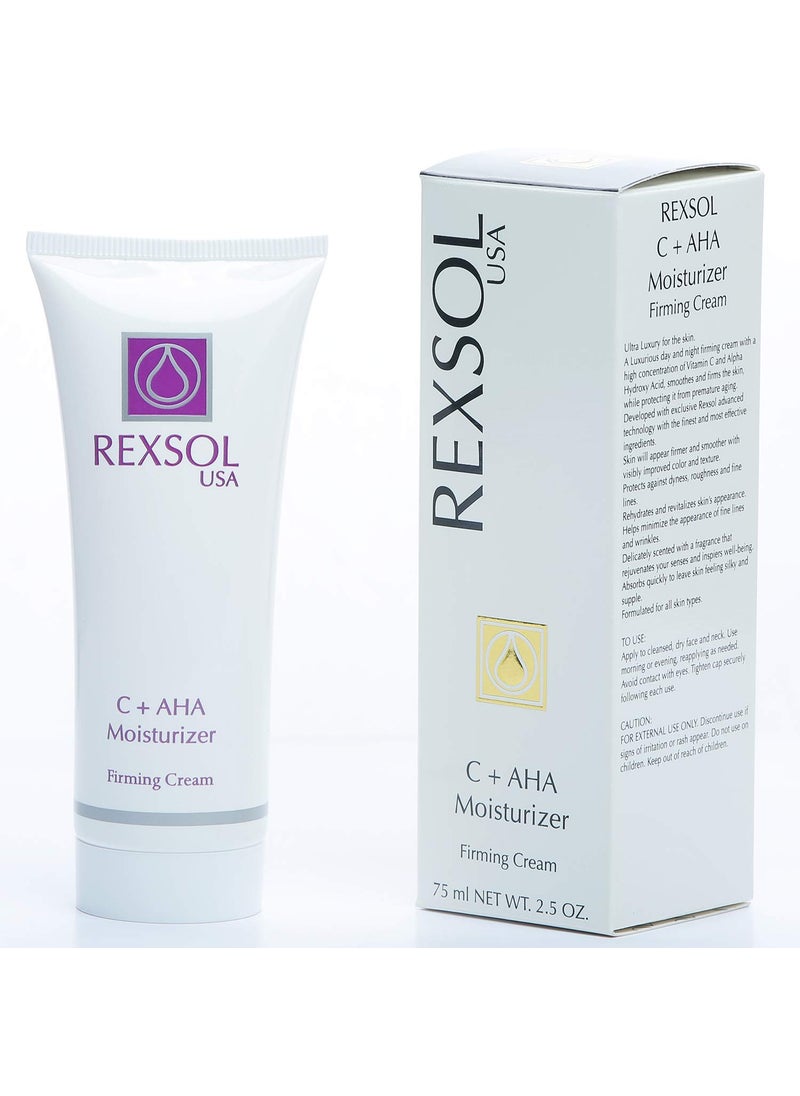 REXSOL C + AHA Moisturizer Firming Cream (75 ml / 2.5 fl oz)