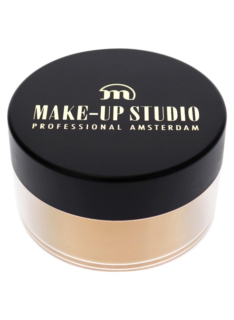 Make-Up Studio Professional Amsterdam Translucent Powder Extra Fine - Suitable for Setting, Highlighting and Baking - Provides a Flawless, Matte Finish and Stays in Place all Day - 4 Dark - 1.23 oz