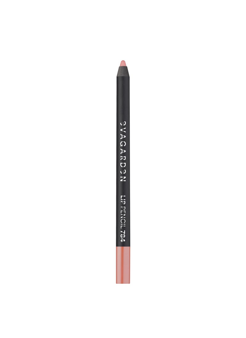 EVAGARDEN Superlast Lip Pencil - Long-Lasting and Semi-Permanent - Essential for Defining and Enhancing - Maintains Grip of Other Formulas - No-Transfer Color - 784 Soft Kiss - 0.07 oz