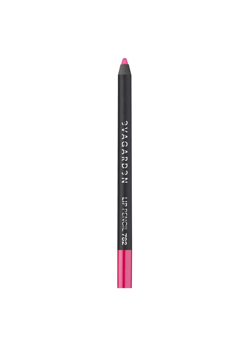 EVAGARDEN Superlast Lip Pencil - Long-Lasting and Semi-Permanent - Essential for Defining and Enhancing - Maintains Grip of Other Formulas - No-Transfer Color - 782 Funny Kiss - 0.07 oz