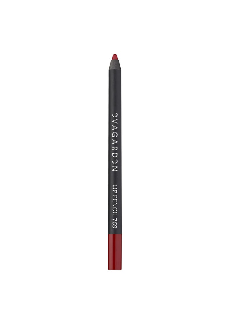 EVAGARDEN Superlast Lip Pencil - Long-Lasting and Semi-Permanent - Essential for Defining and Enhancing - Maintains Grip of Other Formulas - No-Transfer Color - 769 Riot - 0.07 oz
