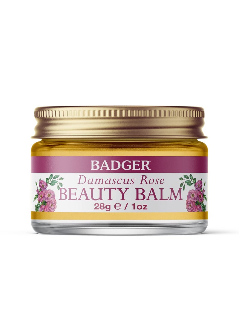 Badger Rose Beauty Balm, Intensive Moisturizer, 28 g/1oz