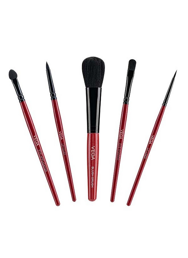 Vega Set of 5 Brush (Colors May Vary)