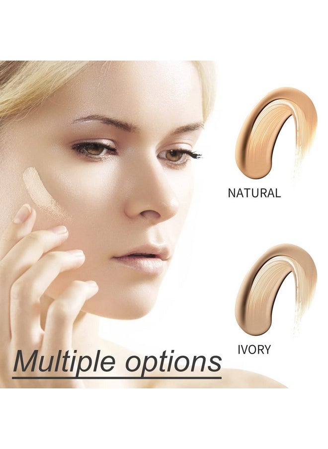 Skin Tone Adjusting CC Cream SPF 50, CC Cream Colour Correcting Self Adjusting for Mature Skin Full-Coverage Foundation, Skin Concealer Brightening Skin Tone-Natural Colo