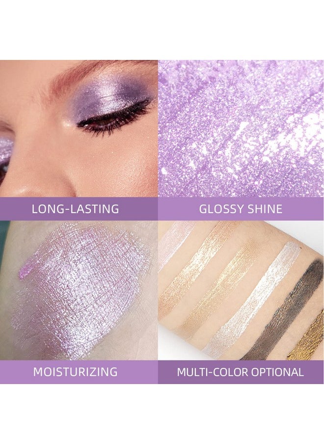 BestLand 12 Colors Liquid Glitter Eyeshadow Set, Multi-dimensional Metallic Glitter Shimmer Smokey Eye Looks Waterproof Long Lasting Quick-Drying Sparkling Eye Shadow Makeup Kits (Color A)