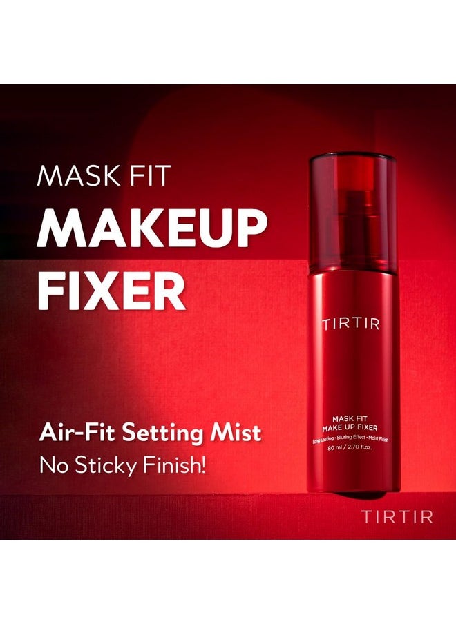 TIRTIR Mask Fit Make-up Fixer, 24H Long Lasting Makeup Finishing Setting Spray, Lightweight and Non-greasy, 2.7 Fl Oz