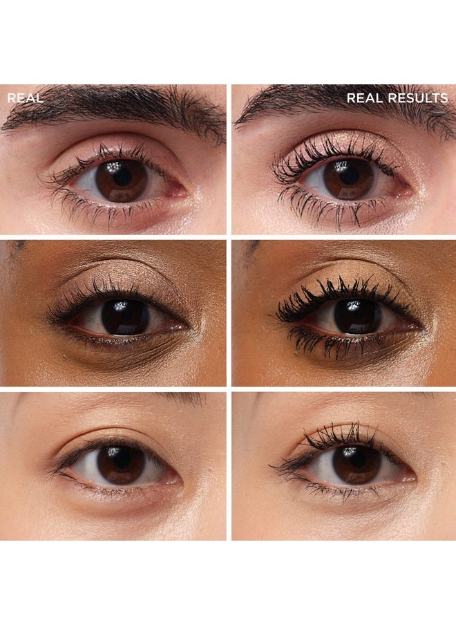 IT Cosmetics Superhero Volumizing Waterproof Mascara - 24HR Wear - Resists Sweat & Humidity - Lash-loving Biotin, Peptides & Pro-Vitamin B5 - Super Black, 0.3 fl oz