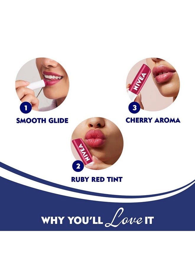 Nivea Lip Care Fruity Shine Cherry, 4.8gm