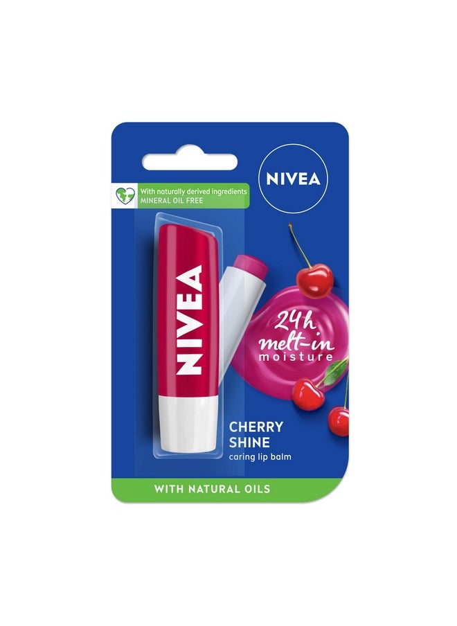 Nivea Lip Care Fruity Shine Cherry, 4.8gm