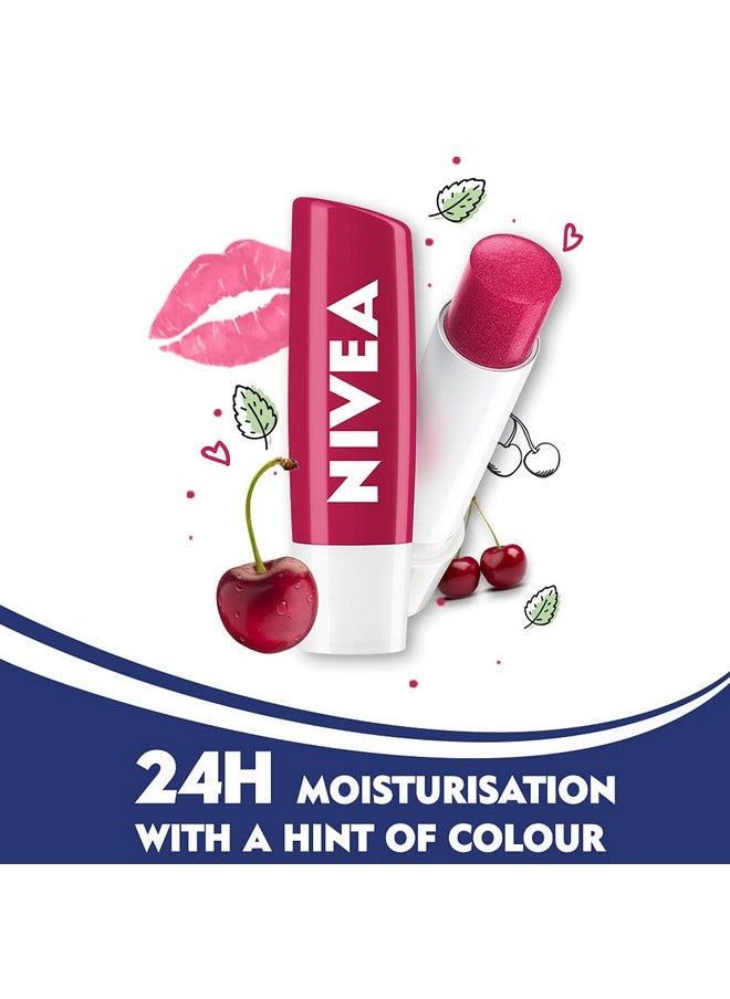 Nivea Lip Care Fruity Shine Cherry, 4.8gm