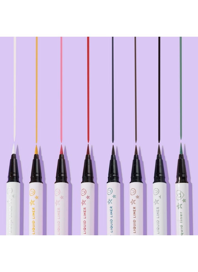 ColourPop BFF Liquid Liner - Precision Felt Tip Liquid Eyeliner Pen - High-Pigment & Buildable Colored Eyeliner with a Transfer Resistant Formula - Try Me (0.02 oz)